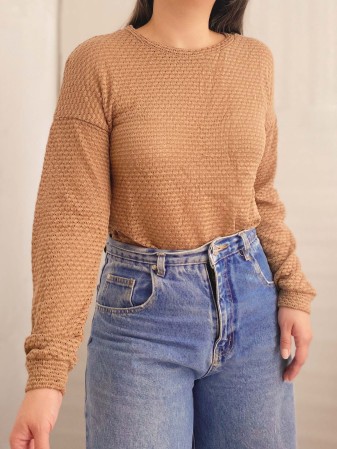 BLUSA KNIT CAOBA