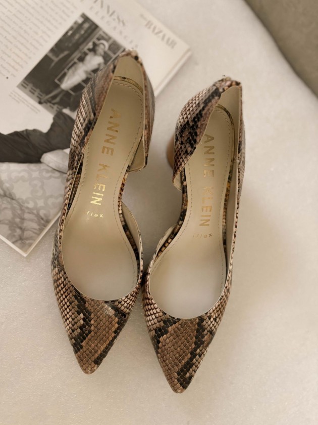 TACONES SNAKE PRINT