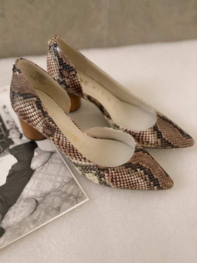 TACONES SNAKE PRINT