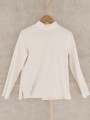 BLUSA BLANCA CUELLO ALTO