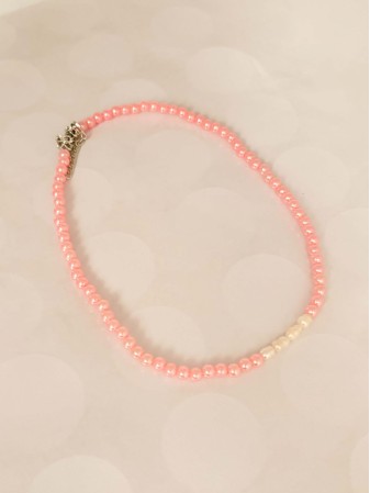 COLLAR PERLAS ROSE