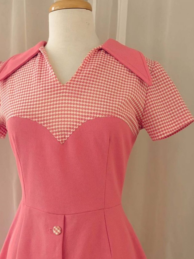 VESTIDO VINTAGE 60S 