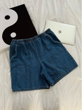 SHORT DENIM WHITE STAG