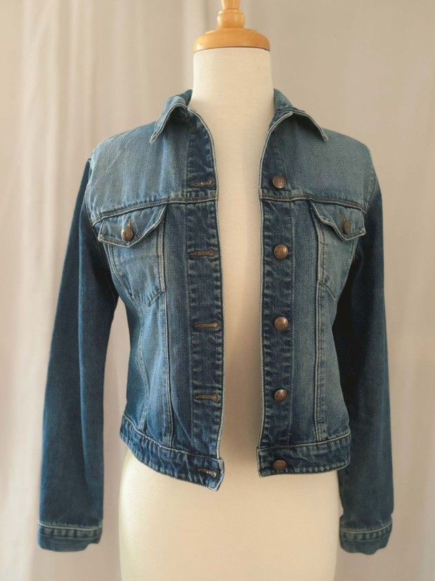 CHAQUETA DENIM MAVI