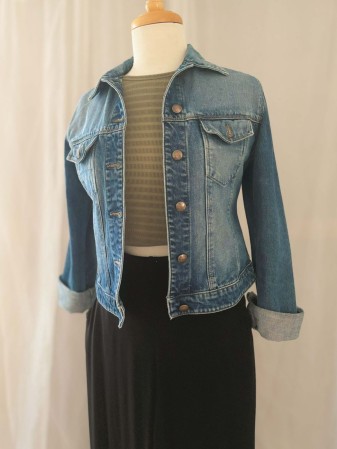 CHAQUETA DENIM MAVI