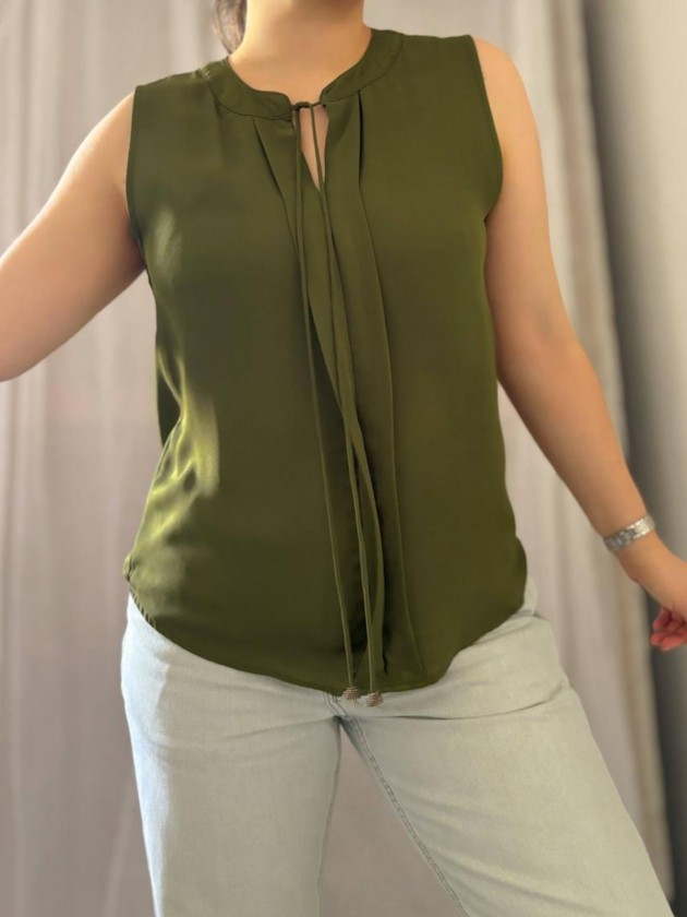 BLUSA VERDE STASS