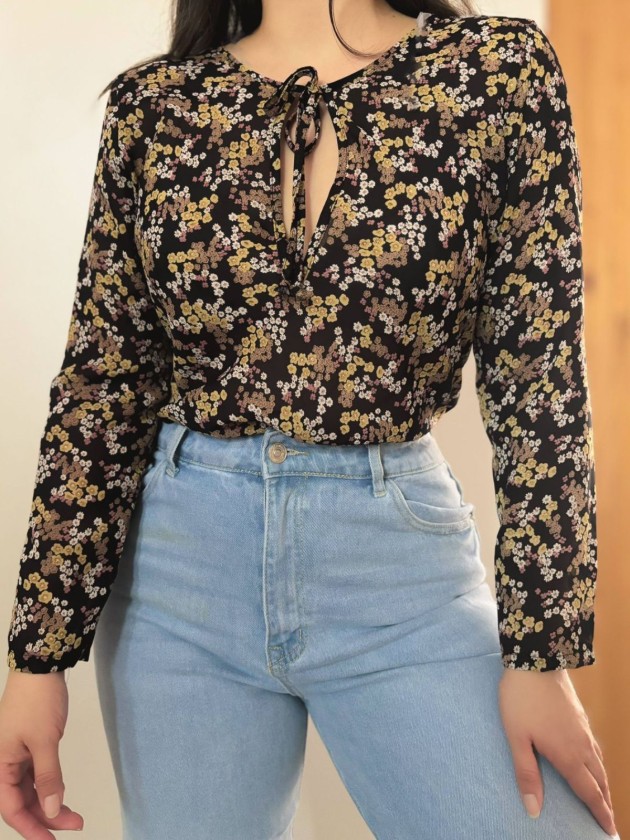 BLUSA VINTAGE FLORE