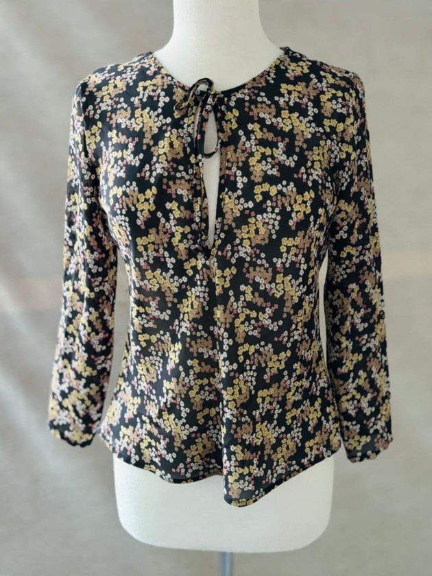 BLUSA VINTAGE FLORE