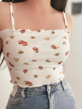 CROP TOP FRESAS