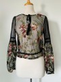 BLUSA MESH FLORAL