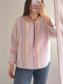 BLUSA STRIPES LINEN